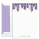 Wisteria Flat Note Cards with Optional Writing Lines Image 3 of 3